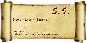 Sveiczer Imre névjegykártya